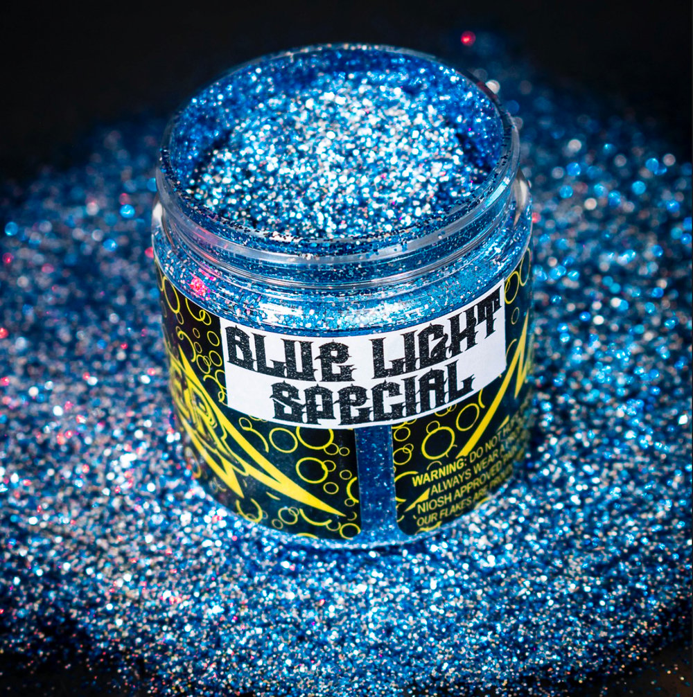 BLUE LIGHT SPECIAL METAL FLAKE