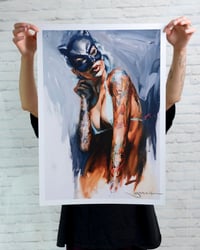 Image 1 of Open Edition 'MASK I' Lithograph Print