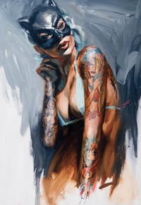 Image 2 of Open Edition 'MASK I' Lithograph Print