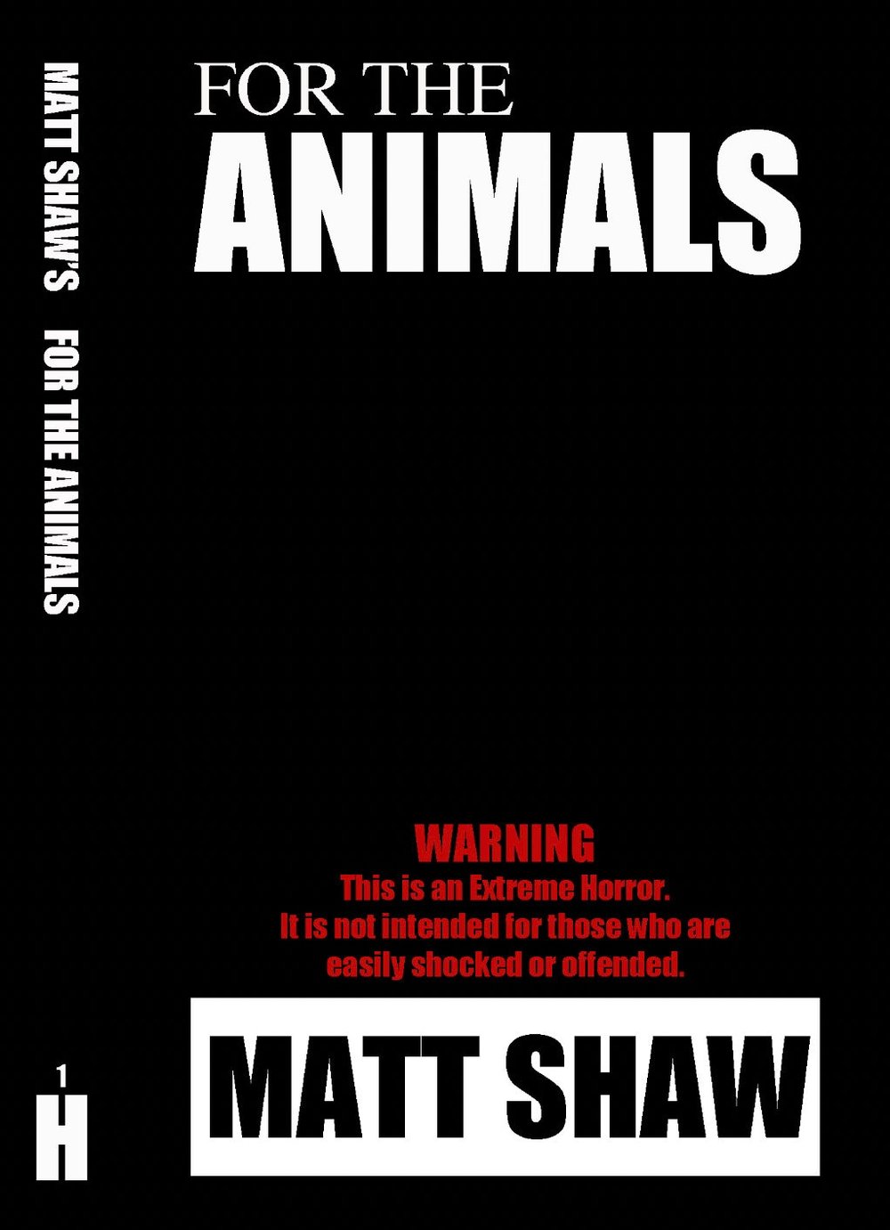 COLLECTION 1 - Black Cover Collection - 6 x extreme horror books