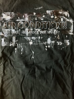Image of Air Condition Black & Silver Custom Design Tee 