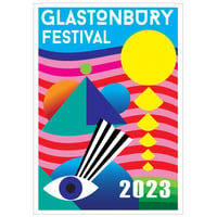 Limited Edition Glastonbury Postcard | The Eye of All 2023