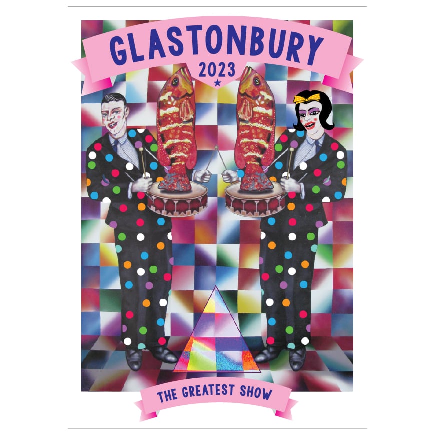 Image of Limited Edition Glastonbury Postcard | But Why The Fish? 2023