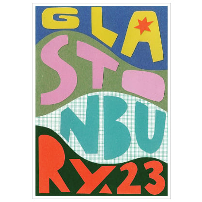 Image of Glastonbury in Collage | Glastonbury Postcard Competition Winner 2023