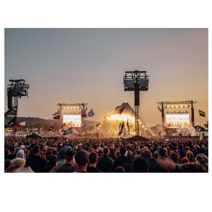 Image of Pyramid Stage | Glastonbury Postcard Competition Winner 2023