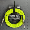 Ernie Ball Flex Instrument Cable - 20-foot, Green