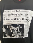 Obama Makes History T-shirt (4XL)