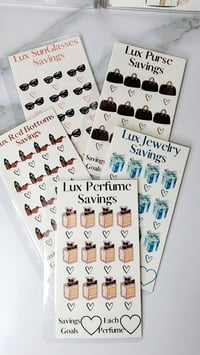 Image 1 of A6 Lux Savings Challenge Cash Envelope 