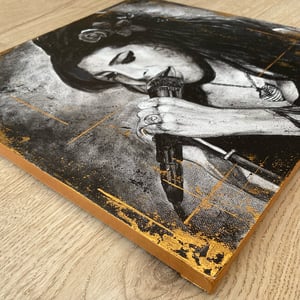 Image of BACK TO BLACK - ORIGINAL ACRYLIC PAINTING