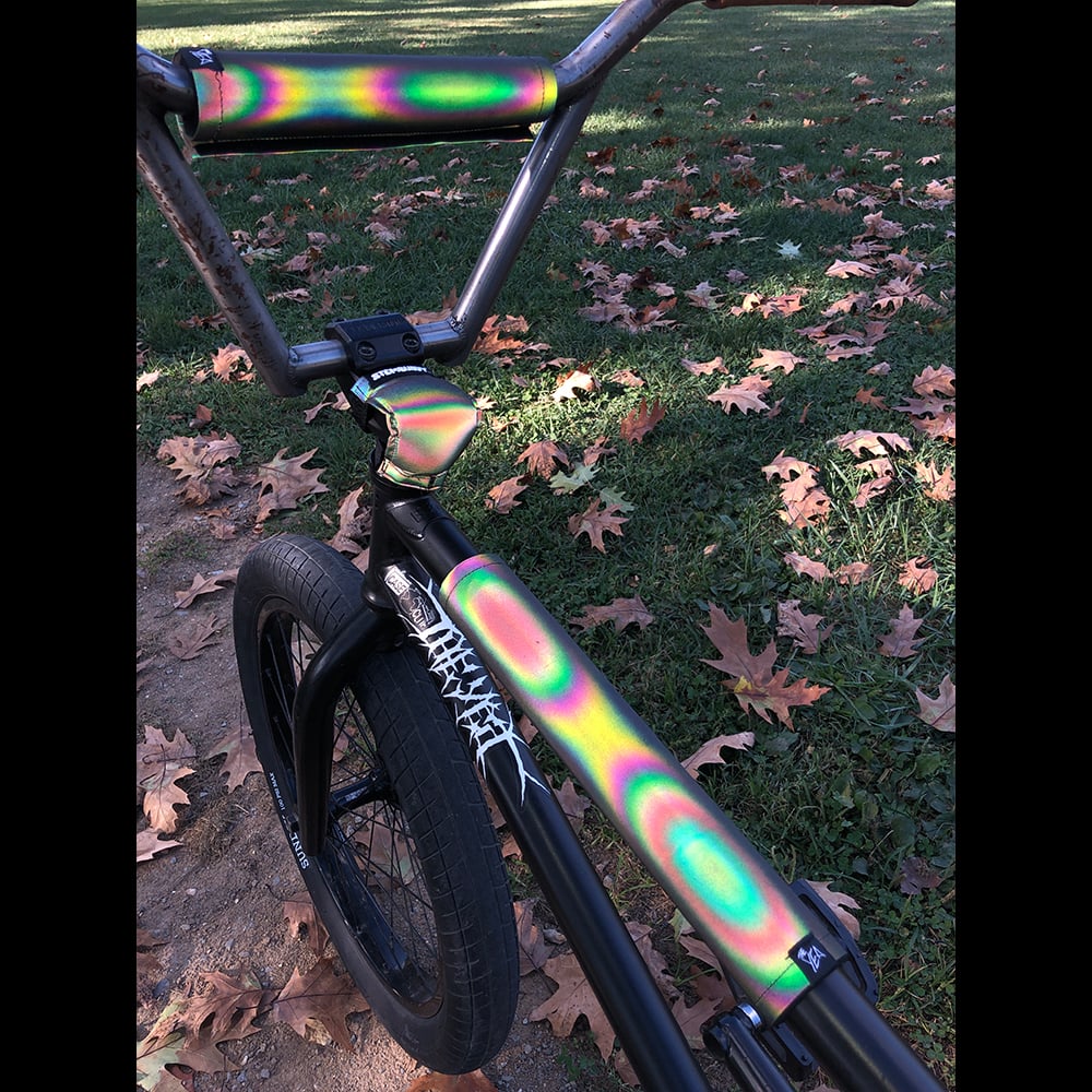 Image of Midnight Holo Reflective Top Tube Pad