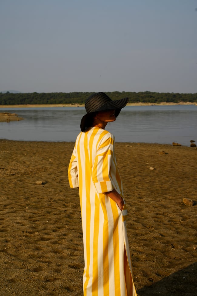 THE PARKER IN YELLOW STRIPES