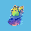 Pikachu Gameboy Holo Sticker