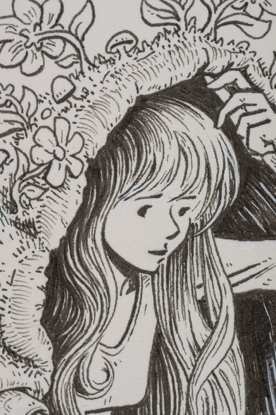 Image of Original Ink Drawing - DMB Noblesville 2023