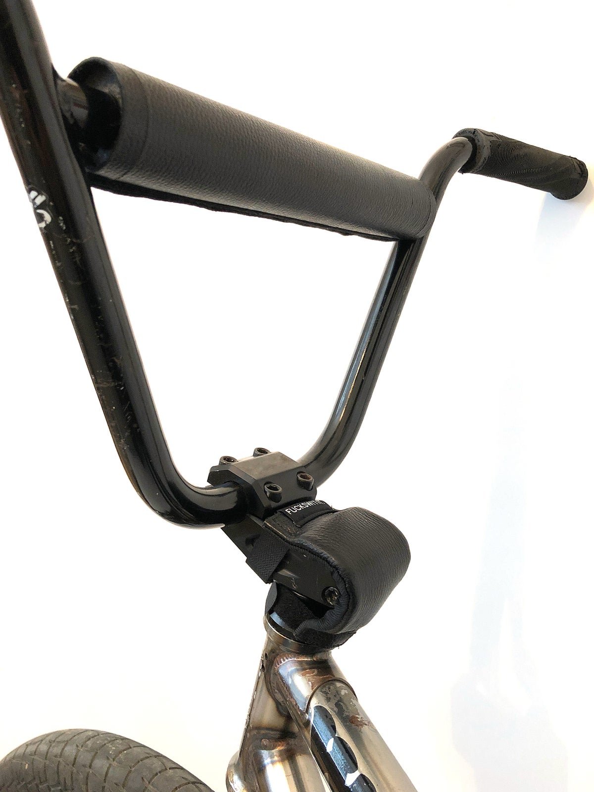 Image of Black Leather Crossbar Pad