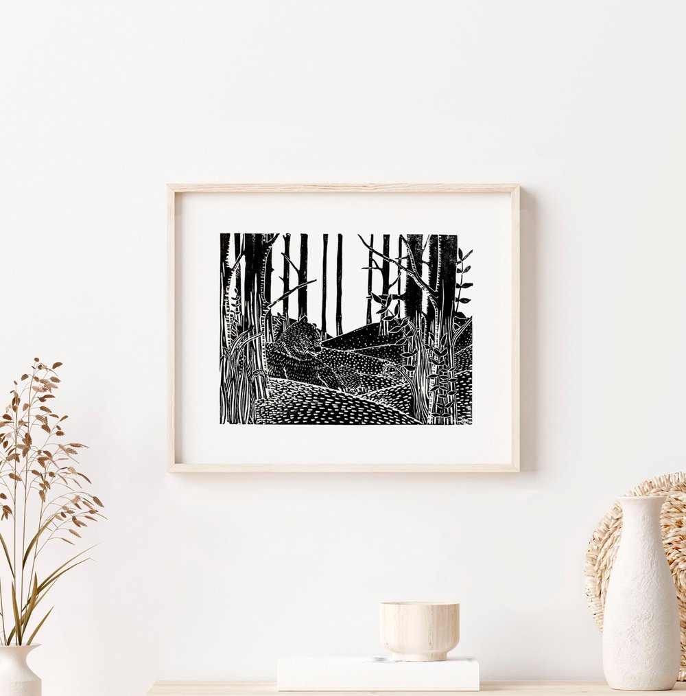 Image of Linogravure • Forest (Ours)