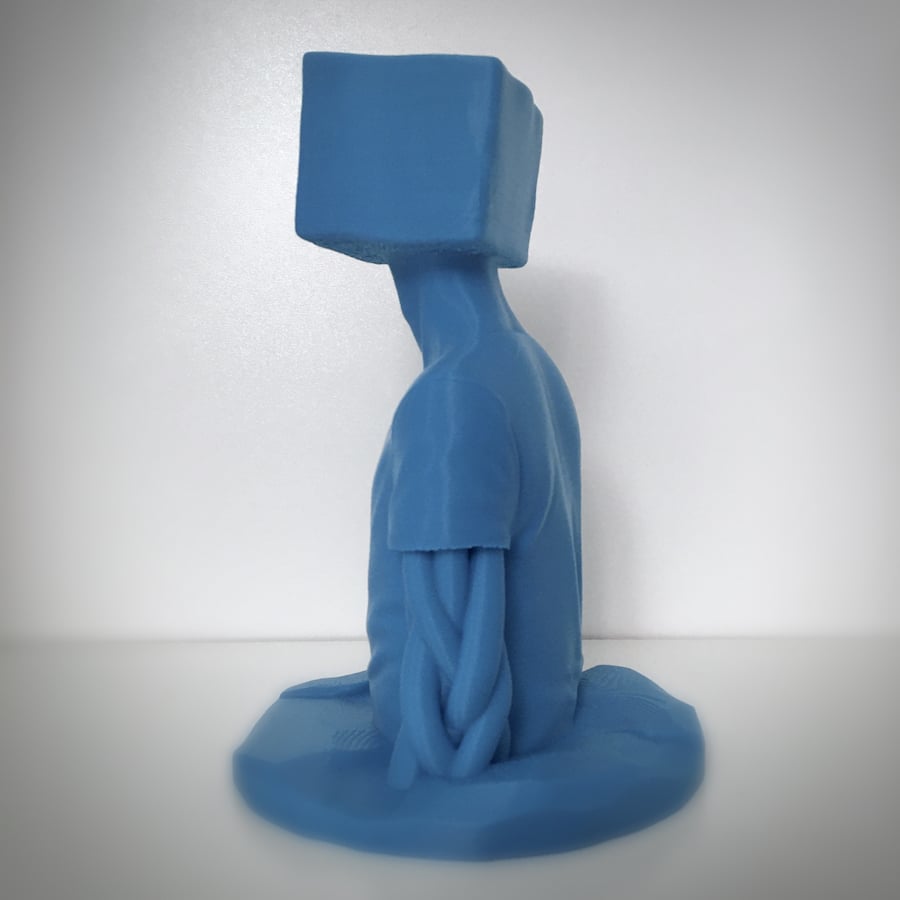 Image of Rumble - unpainted bust - Blue