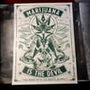 DEVILWEED DARK GREEN PRINT - EXTREMELY LIMITED