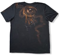 Image 2 of “DIVIDED” CUSTOM BLEACH PAINTED T-SHIRT XL