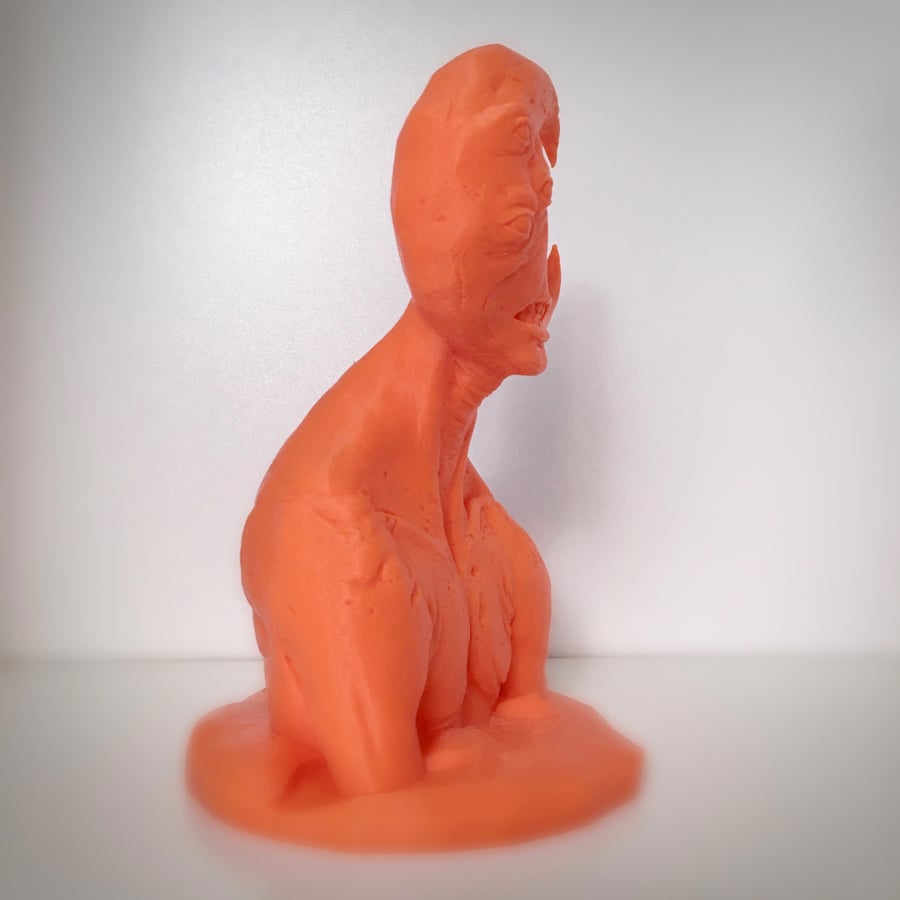 Image of Moongod - unpainted bust - Orange