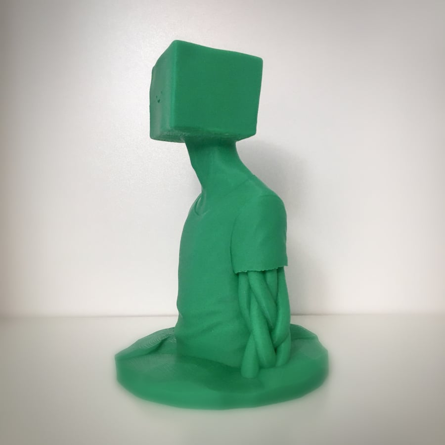 Image of Rumble - unpainted bust - Green