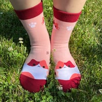 Image 2 of calico cat socks