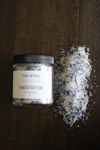 Image 2 of 8oz large Unwind Bath Soak | Lavender Blend | Handmade | Small batch
