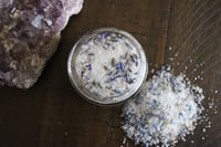 Image 3 of 8oz large Unwind Bath Soak | Lavender Blend | Handmade | Small batch