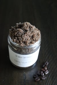 Image 4 of 4 oz small Coffee Sugar Scrub | Espresso Blend | Handmade | Small batch