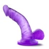 Naturally Yours 4 Inch Mini Cock  Purple