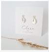  New mini oval drop earrings 