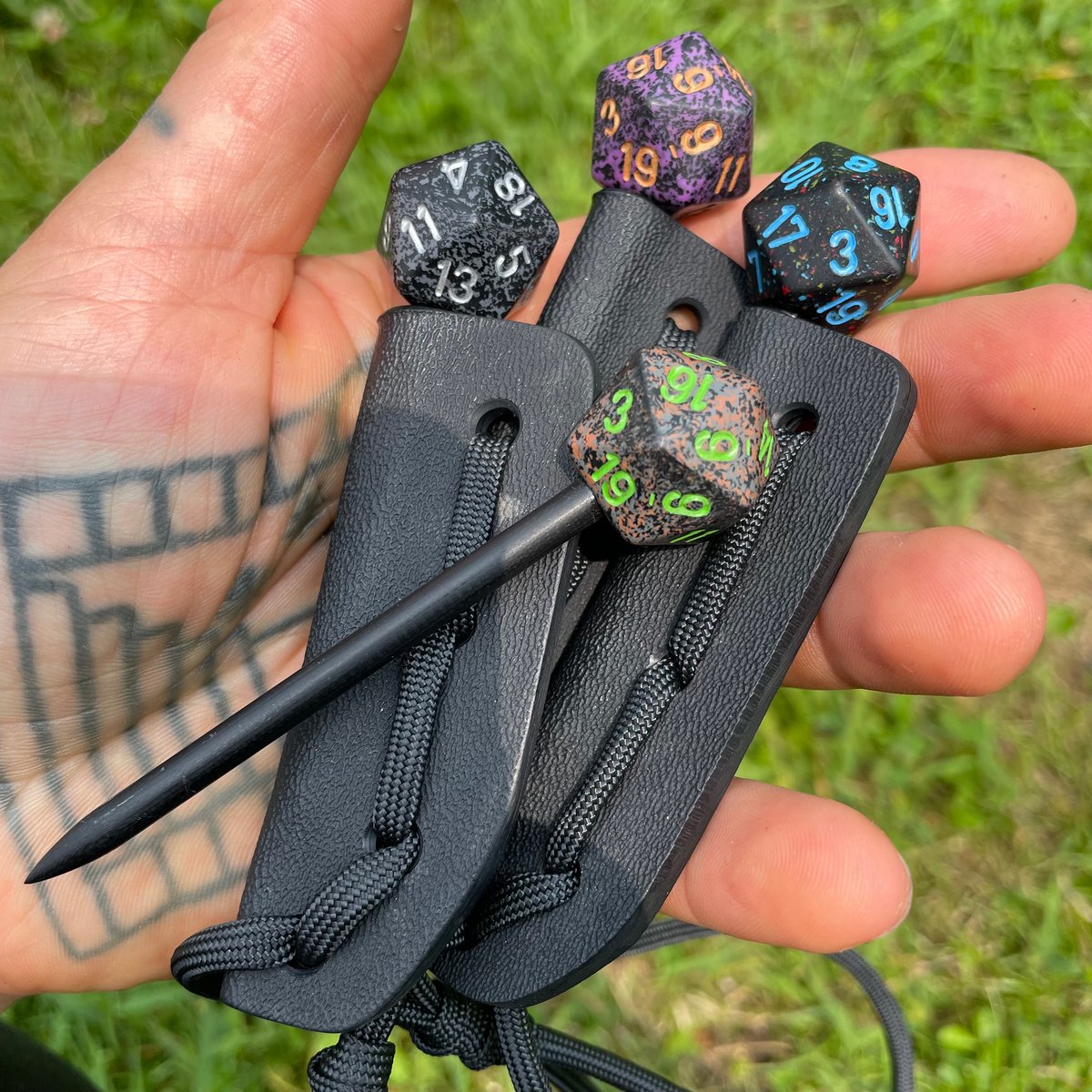 D20 Dice Tool, limited variants Pitch Black