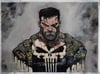 Original "The Punisher" Head Sketch by James Snuffer