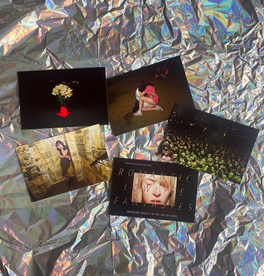  Keychain & Romantic Lowlife Fantasies & Postcard Set Bundle