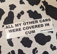 Image 1 of CUMPER STICKER