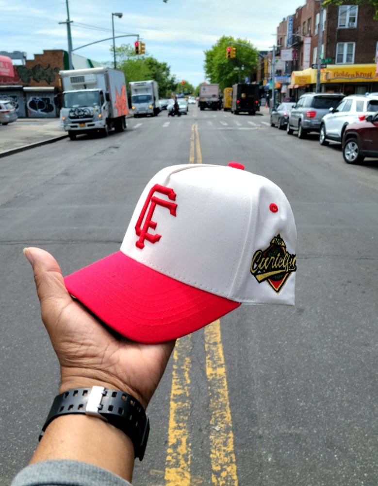 Image of CARTELFIT  world series snapback red and white 