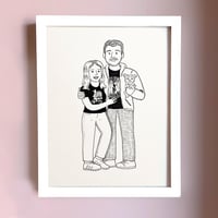 Image 4 of Custom portraits in ink 