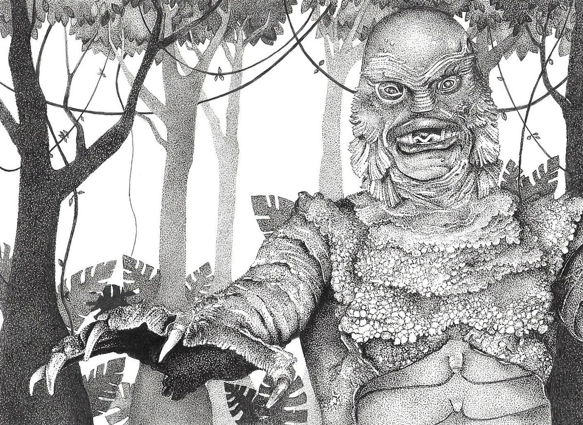 Image of PRINT - Creature From the Black Lagoon