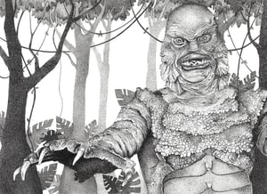Image of PRINT - Creature From the Black Lagoon