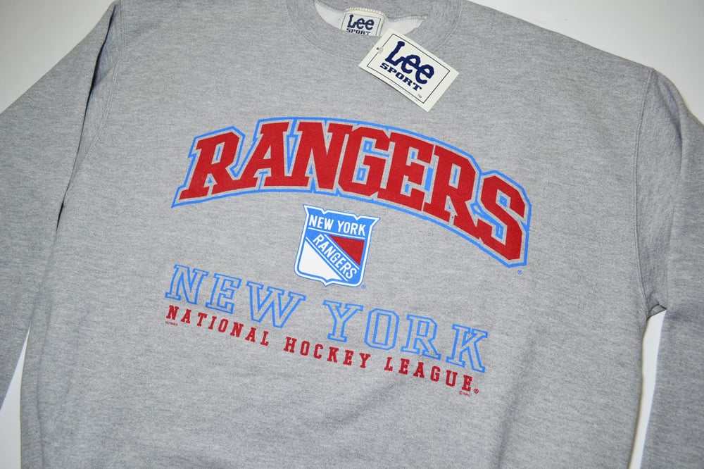 Vintage 1990's New York Rangers Lee Sports Sweatshirt Sz.L / Sole Food SF