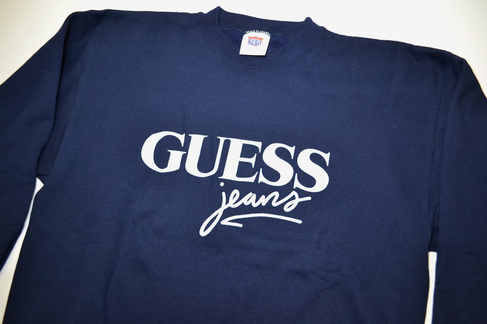 Image of Vintage 1990's Guess Jeans Inspired Crewneck Sweatshirt Sz.L