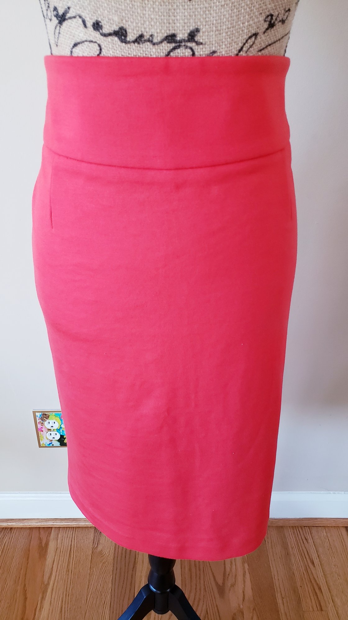 Image of Red Pencil Skirt
