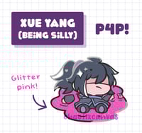 Image 2 of [Leftovers] P4P Xue Yang (being silly) MDZS - Enamel Pins