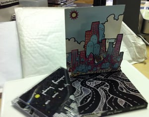 Image of Johnny Foreigner- 3D Pop-Up CD  'Arcs Across The City' 