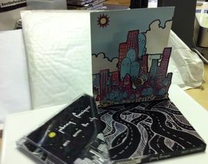 Image of Johnny Foreigner- 3D Pop-Up CD 'Arcs Across The City'