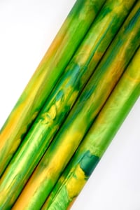 Image 1 of 'Kansas Sun Flowers' Bespoke Pen Blanks. High pressure cured with Alumilite. Bespoke ready!