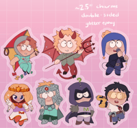 Various South Park Charms