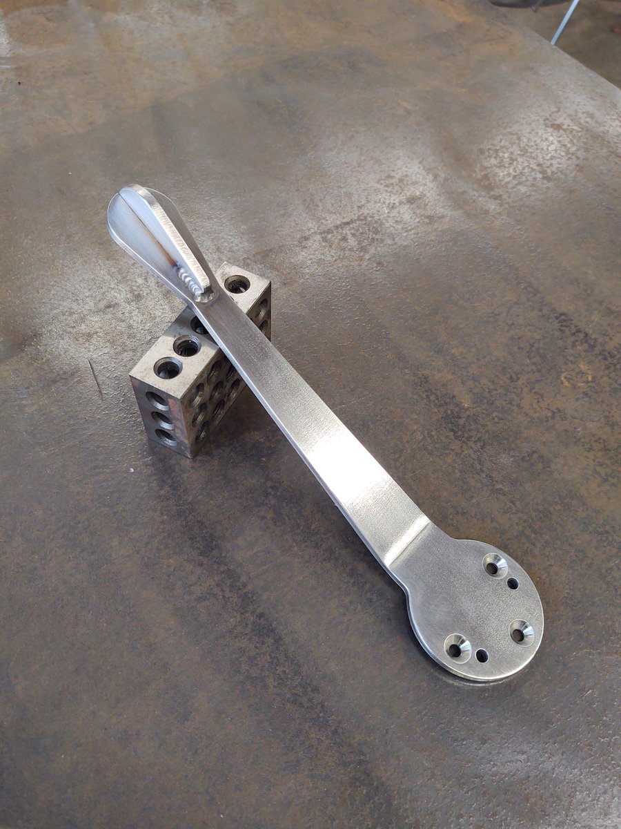 Image of Stainless steel 4 speed shift lever( layed back) 