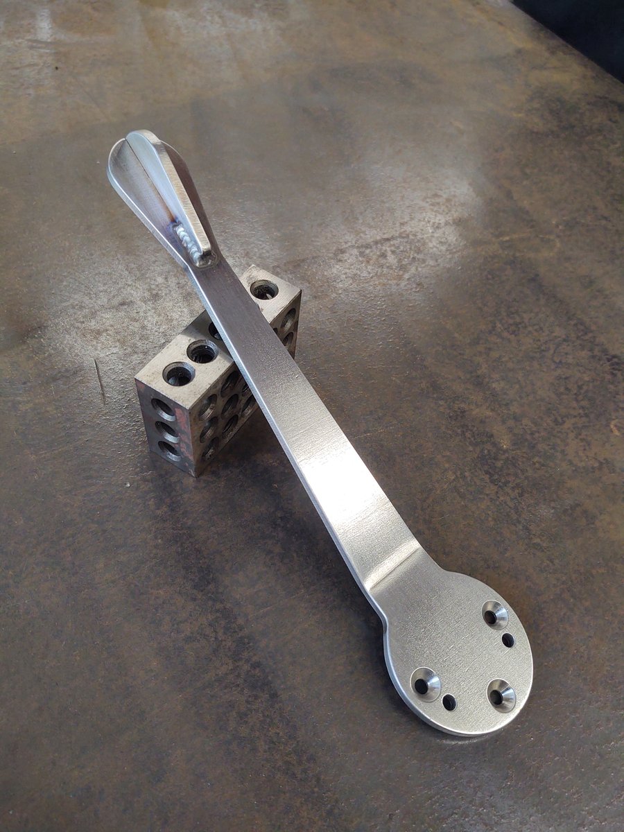 Image of Stainless steel 4 speed shift lever (straight up)