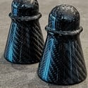Carbon Fiber Salt and Pepper Shakers