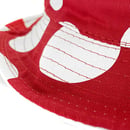 Image 4 of 🍄 Amanita Reversible Unisex Bucket Cap / Hat - Red & White - One Size - Cotton 